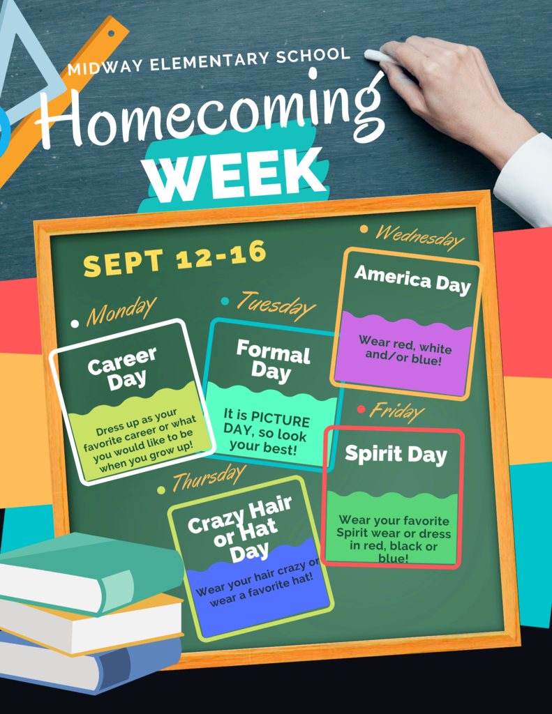Dress-Up Days for Homecoming week for the elementary.