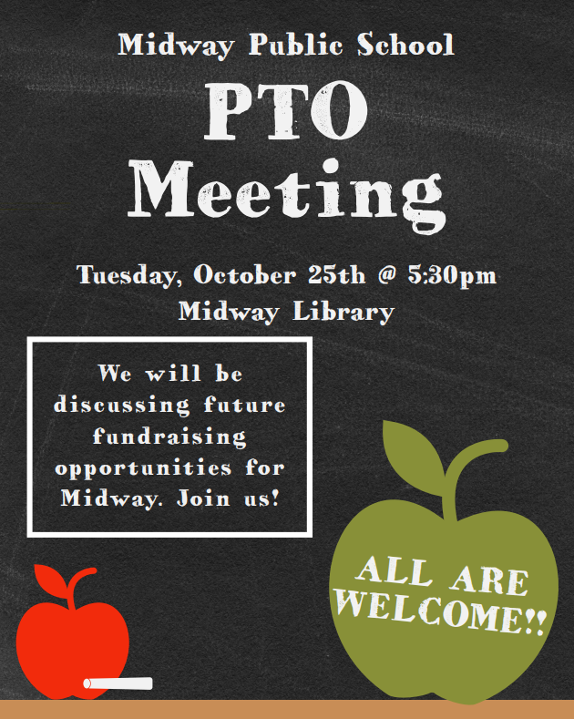 sign for PTO meeting in October