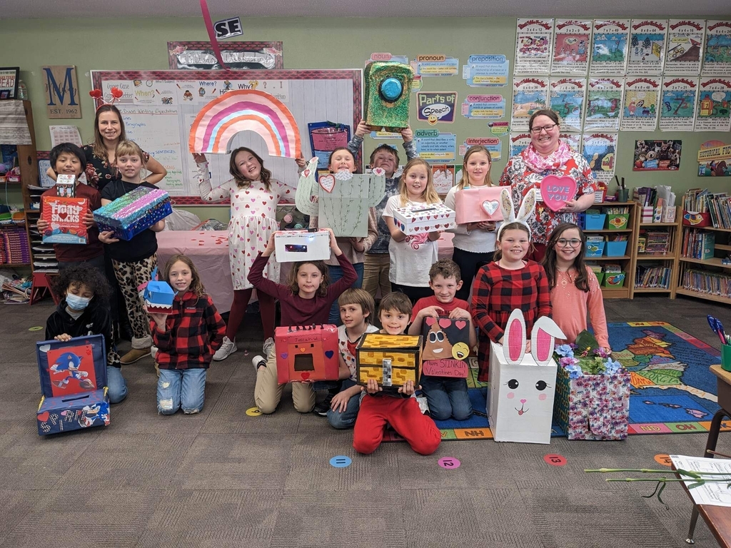 3rd grade Valentine's boxes