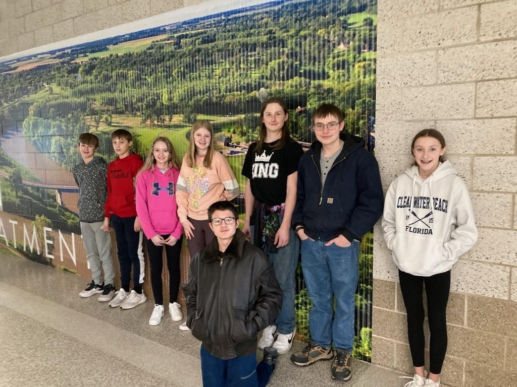 ms students at the water treatment plant