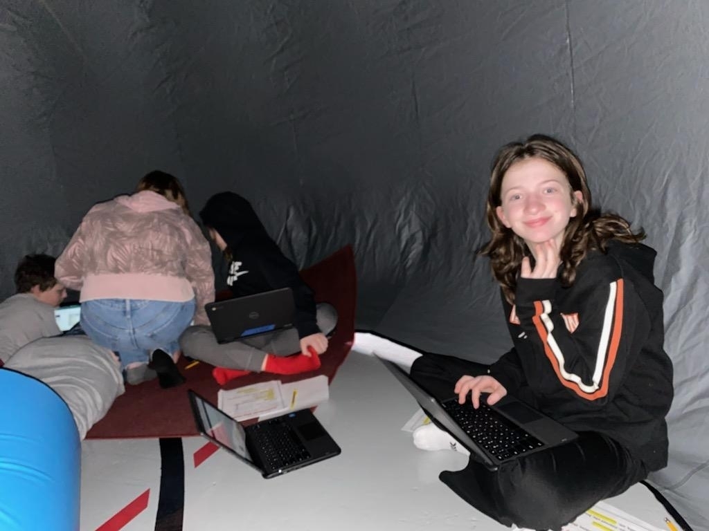 students working in the Star Lab