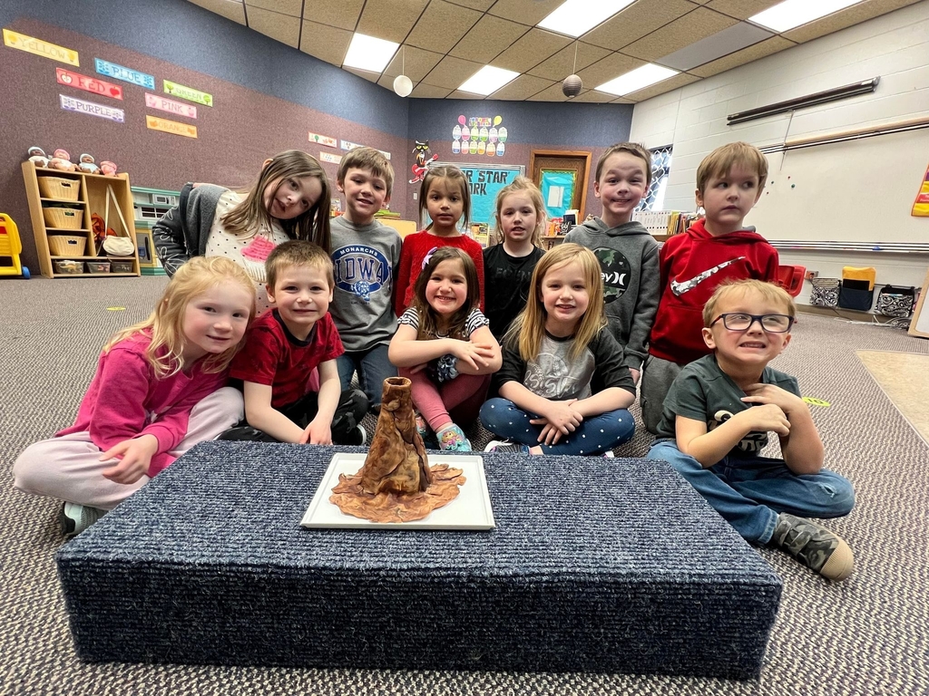 prek with their volcano.