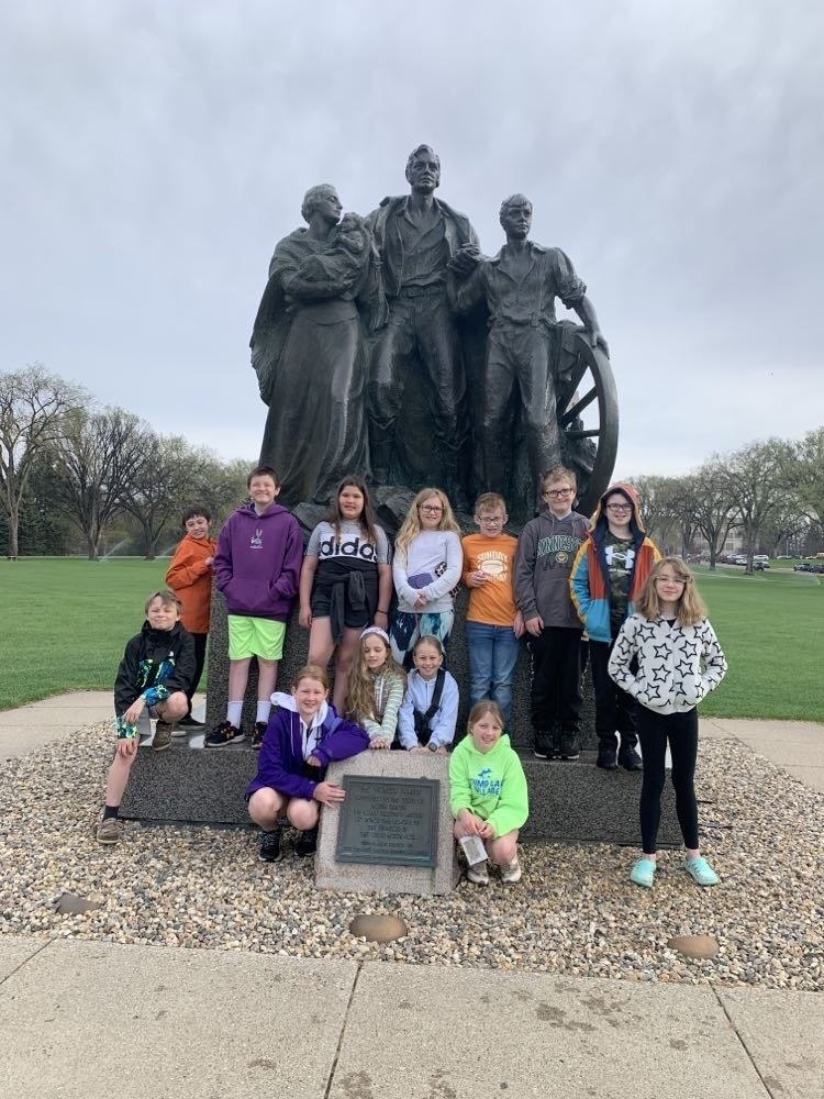 picture with Lewis and Clark