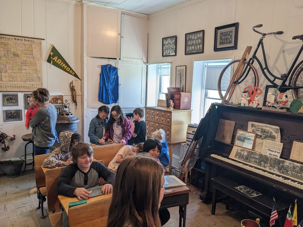 Kids playing at the old school