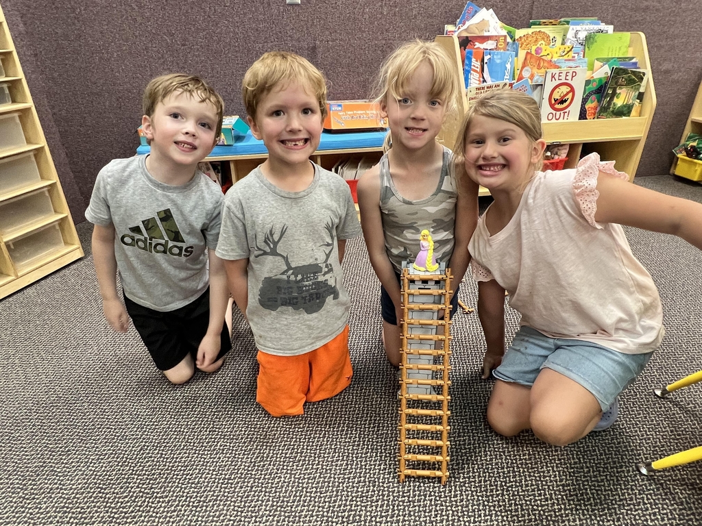 4 kids helped Rapunzel